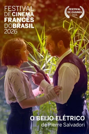 capa do filme O Beijo Elétrico que está em exibição no cinema em maringá