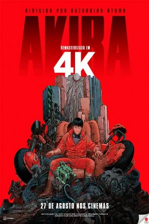 capa do filme Akira (Remasterizado Em 4k) que está em exibição no cinema em maringá