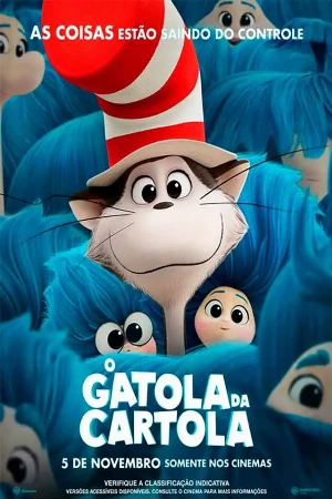 capa do filme O Gatola Da Cartola que está em exibição no cinema em maringá
