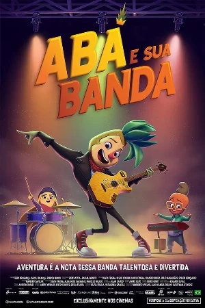 capa do filme Abá E Sua Banda que está em exibição no cinema em maringá