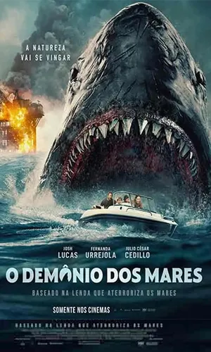 capa do filme Demônio dos Mares que está em exibição no cinema em maringá
