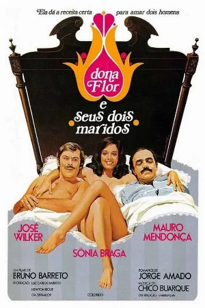 capa do filme Dona Flor E Seus Dois Maridos que está em exibição no cinema em maringá
