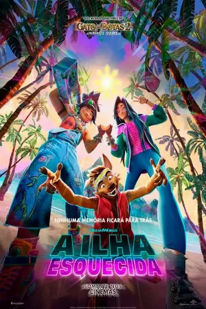 capa do filme A Ilha Esquecida que está em exibição no cinema em maringá