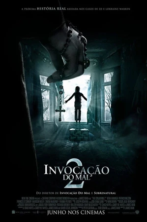 capa do filme Invocação do Mal 2 que está em exibição no cinema em maringá