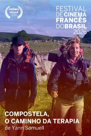 capa do filme Compostela, O Caminho Da Terapia que está em exibição no cinema em maringá