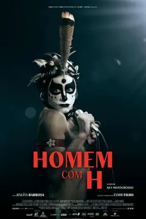 capa do filme Homem com H que está em exibição no cinema em maringá