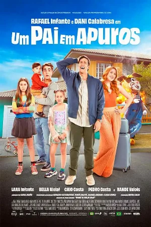 capa do filme Um Pai em Apuros que está em exibição no cinema em maringá