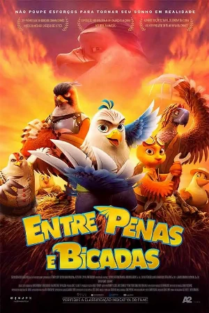 capa do filme Entre Penas E Bicadas que está em exibição no cinema em maringá