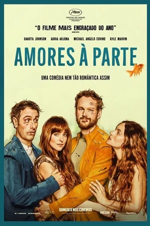 capa do filme Amores à Parte que está em exibição no cinema em maringá