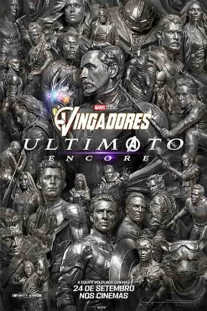 capa do filme Vingadores: Ultimato Encore (Relançamento) que está em exibição no cinema em maringá