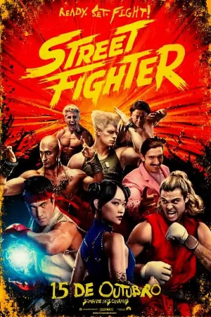 capa do filme Street Fighter que está em exibição no cinema em maringá