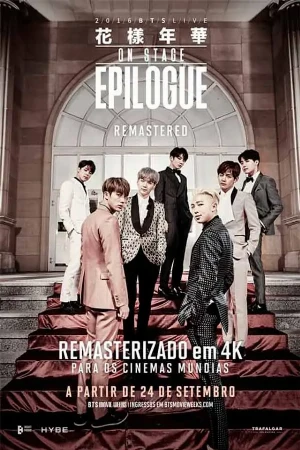 capa do filme BTS 2016 HYYH On Stage: Epilogue Remastered que está em exibição no cinema em maringá