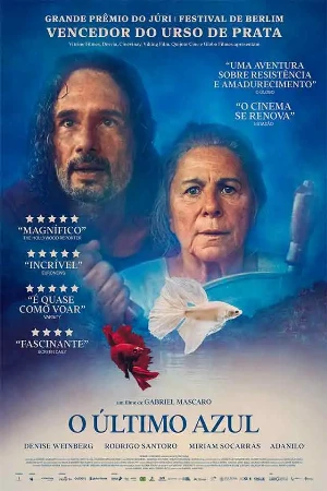 capa do filme O Último Azul que está em exibição no cinema em maringá