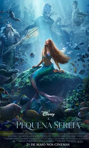 capa do filme A Pequena Sereia que está em exibição no cinema em maringá
