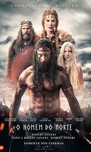capa do filme O Homem do Norte que está em exibição no cinema em maringá