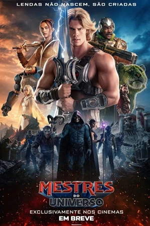 capa do filme Mestres Do Universo que está em exibição no cinema em maringá