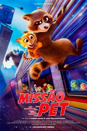capa do filme Missão Pet que está em exibição no cinema em maringá