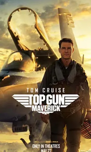 capa do filme Top Gun: Maverick que está em exibição no cinema em maringá