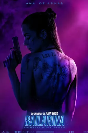 capa do filme Bailarina que está em exibição no cinema em maringá