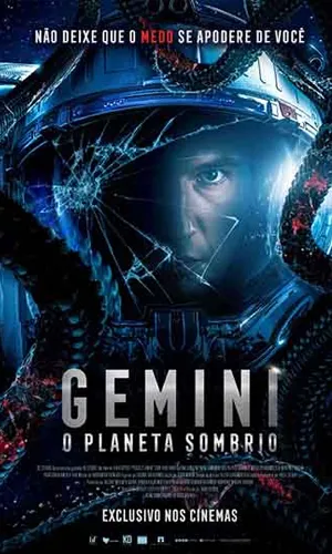 capa do filme Gemini: O Planeta Sombrio que está em exibição no cinema em maringá