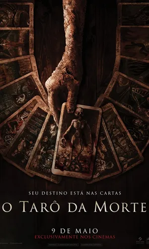 capa do filme O Tarô da Morte que está em exibição no cinema em maringá