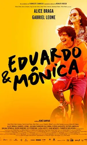 capa do filme Eduardo e Mônica que está em exibição no cinema em maringá