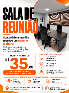 Imagem do anuncio Sala de Reunião Maringá (One Hub Coworking)