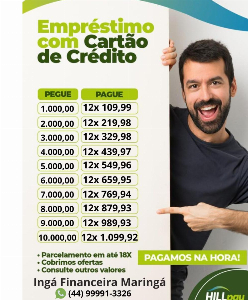 Imagem do anuncio EMPRÉSTIMO NO CARTÃO DE CRÉDITO MARINGÁ