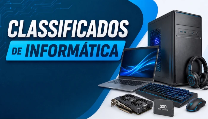 São centenas de anúncios de informática, computadores, notebooks, entre outras peças