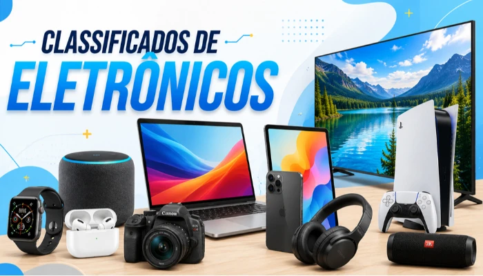 Neste segmento você encontra vários produtos como Vídeo Games, Câmeras, Celulares, Eletrônicos.