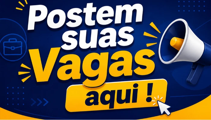 Cadastre sua vaga aqui e acelere a contratação do melhor candidato no Maringa.Com