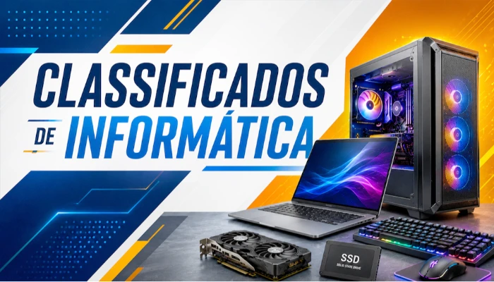 São centenas de anúncios de informática, computadores, notebooks, entre outras peças