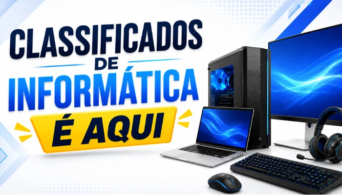 São centenas de anúncios de informática, computadores, notebooks, entre outras peças