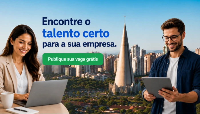 Cadastre sua vaga aqui e acelere a contratação do melhor candidato no Maringa.Com
